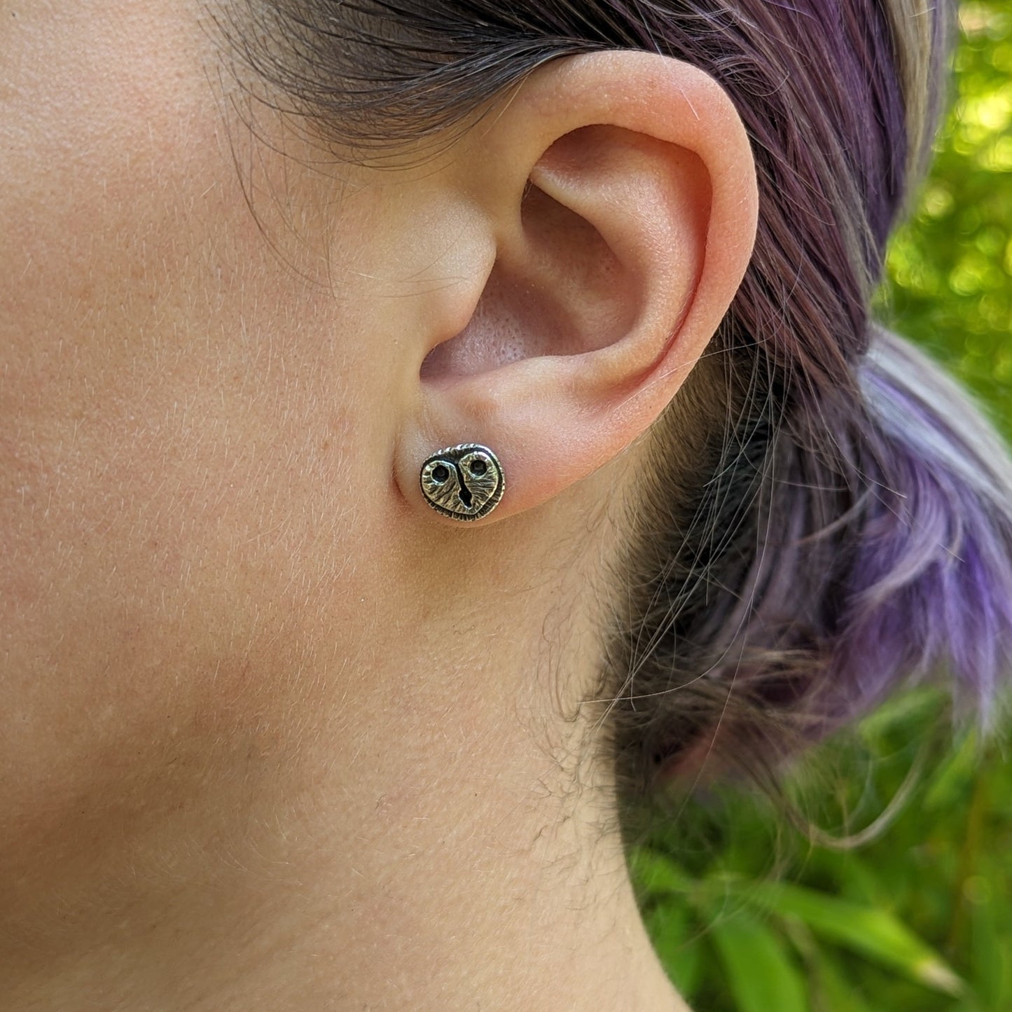 Barn Owl Stud Earrings