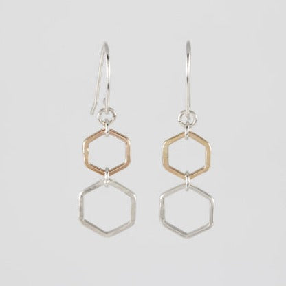Hexagon Earrings