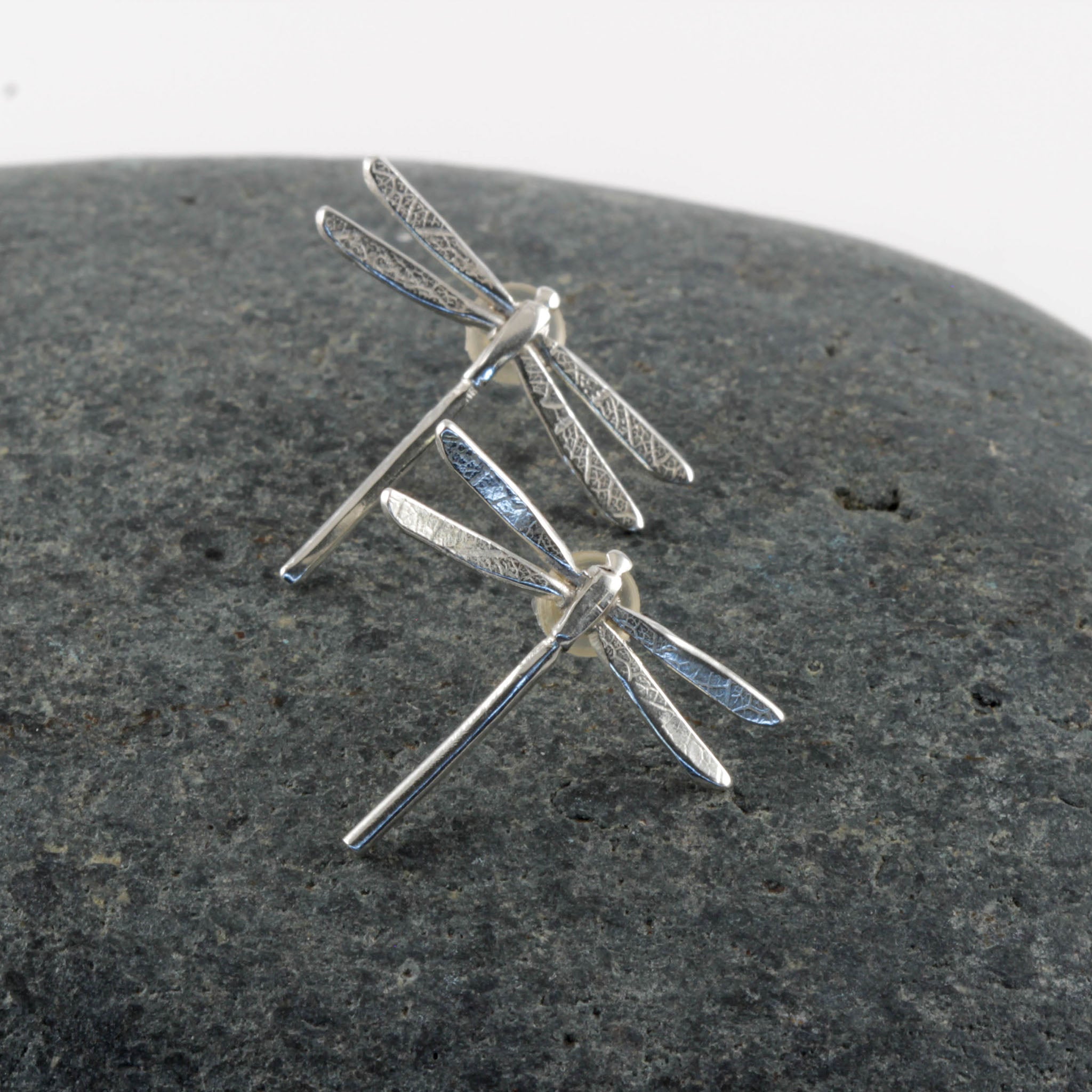 Sterling silver deals dragonfly earrings