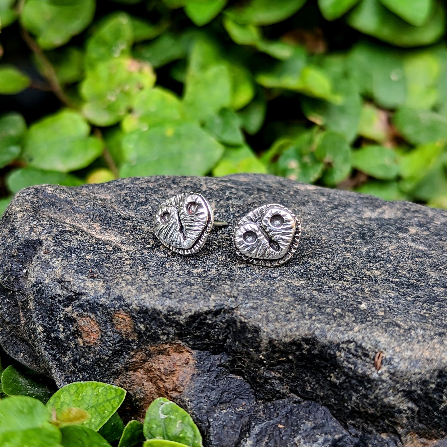 Barn Owl Stud Earrings