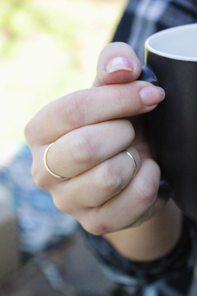 Thin Stackable Ring