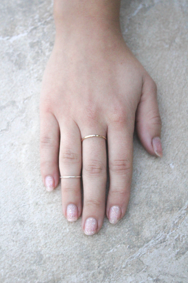 Thin Stackable Ring